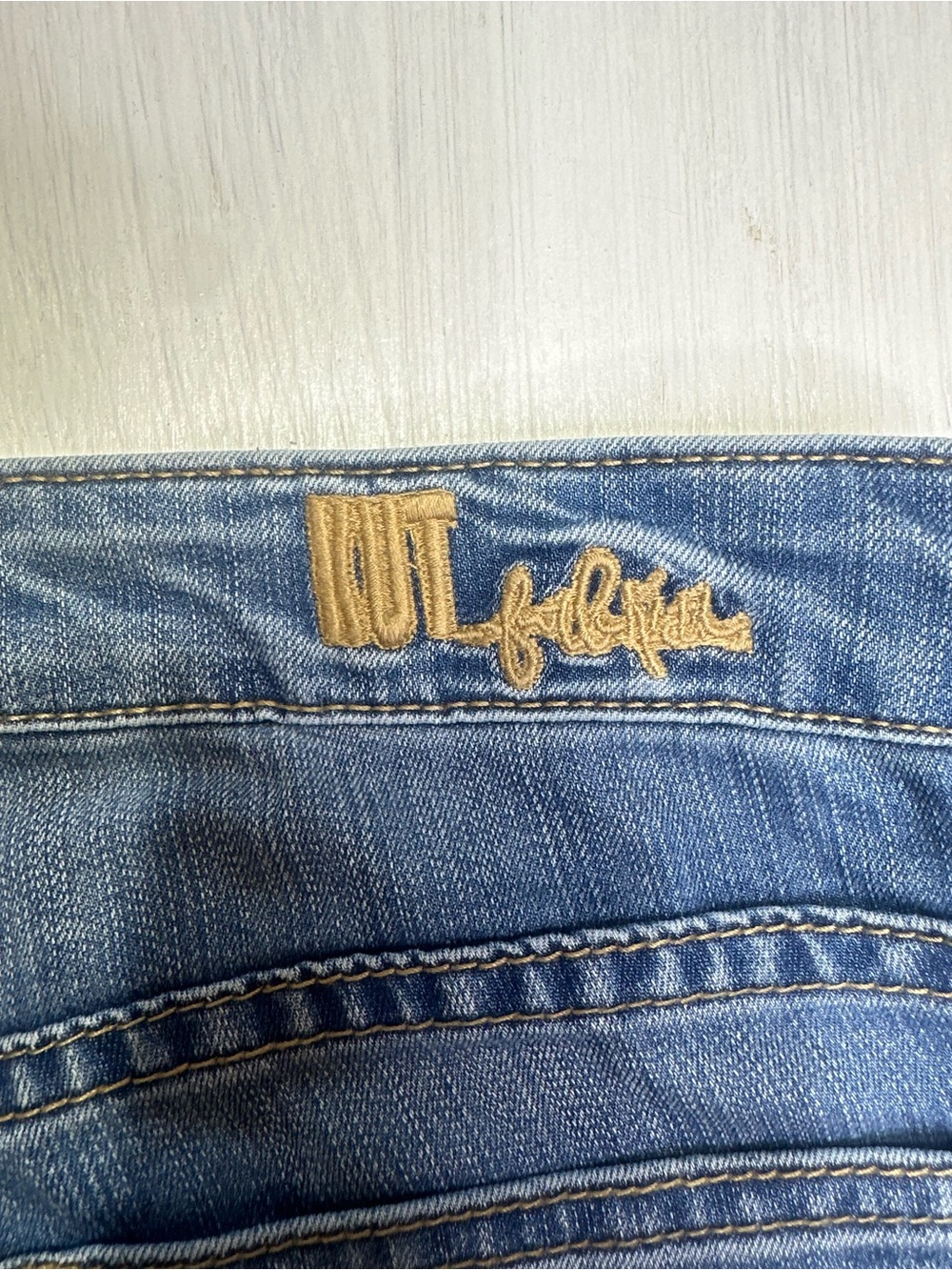 Kut from the Kloth Flare Jeans Womens 8 Y2K Bootcut Stretch 32x33 - Picture 7 of 10